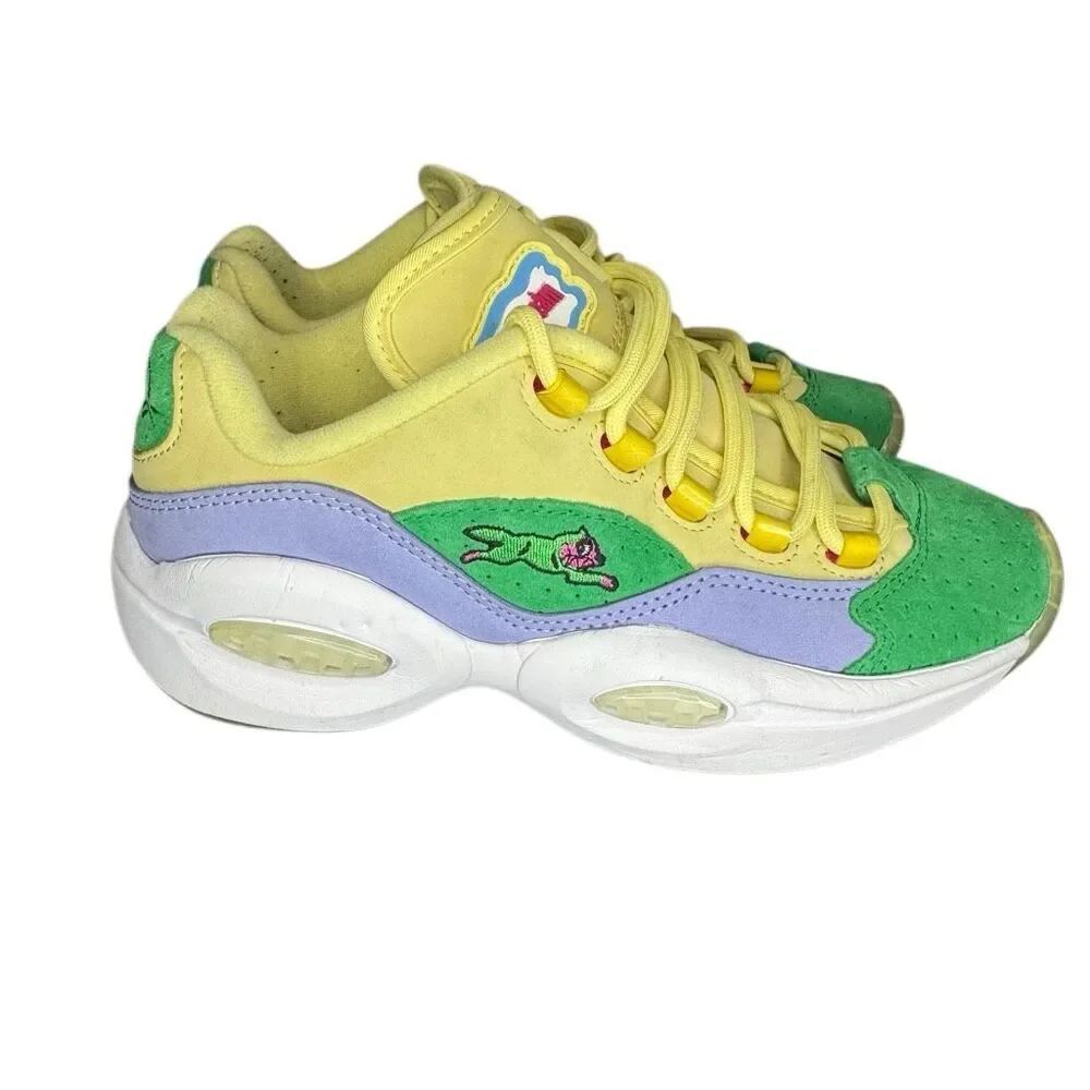 Size 5 - BBC Ice Cream x Reebok Question Low Yellow Lilac Glow